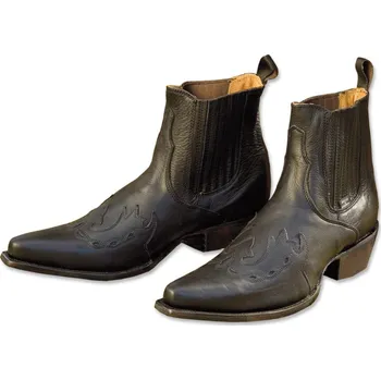 Těžké boty Stars & Stripes Boty westernové WB-08 Stars & Stripes, pánské, černé 38