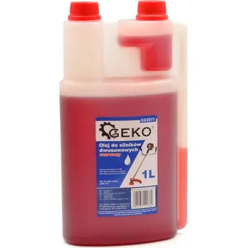 Motorový olej GEKO Olej pro dvoutaktní motory červený 1L(12)