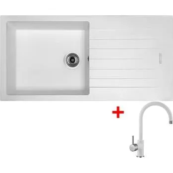 Granitový dřez Sinks PERFECTO 1000 Milk + Vitalia GR