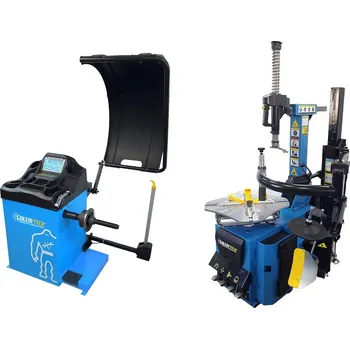 Sada na opravu pneumatiky Golemtech SET 1 MAXI - Automatická zouvačka TC03 a vyvažovačka TW02 3D