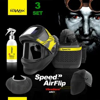 Svářečská kukla KOWAX Filtračně ventilační jednotka Speed Air FLIP SET3