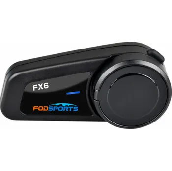 Sluchátka Interkom pro motocykly Fodsports FX6 ve dvou baleních (černý)