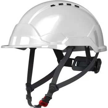 Pracovní přilba Ardon | Přilba PAB WH1-0 - bílá / modré odstíny, žluté odstíny, červené odstíny, oranžové odstíny, bílá / uni / bílá