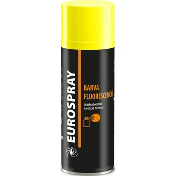 Barva ve spreji Colorlak EUROSPRAY BARVA FLUORESCENČNÍ AC740 Barva: žlutá mat C0600, Balení: 400 ml