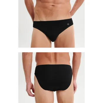 Pánské spodní prádlo Vamp - Pánské slipy - set 2 ks 19862 - Vamp black XXL