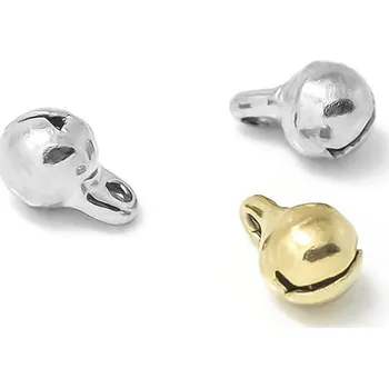 Materiál na výrobu šperku Přívěsek rolnička ocelová 5mm - 1Ks - Nerez SL