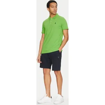 Pánské tričko U.S. Polo Assn. Polokošile MUP3637 Zelená Regular Fit S