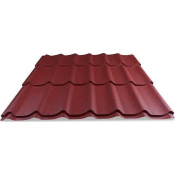 plechová krytina STATO plechová střešní krytina Scandinav PROFI mat RAL 3009 - červená terakota 0,5x1180x3260 s folií