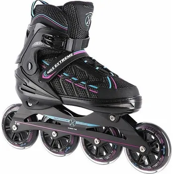 Kolečkové brusle Kolečkové brusle NILS Extreme NA1128 černo-fialové M(35-38)