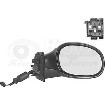 Auto zrcátko Vnější zpětné zrcátko VAN WEZEL 0925806