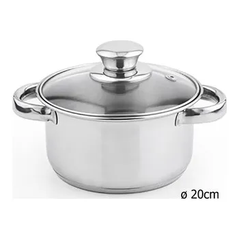 Hrnec nerez 20cm s poklicí