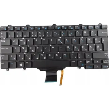 Náhradní klávesnice pro notebook ORYGIN Klávesnice Dell E5270 E7270 NSK-LYABC 49KCG
