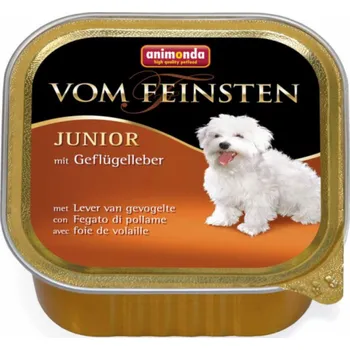 Krmivo pro psa ANIMONDA Vom Feinsten Junior Poultry liver - vlhké krmivo pro psy - 150g