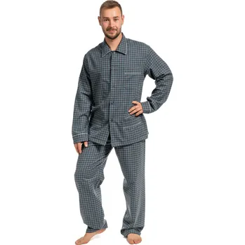 Pánské pyžamo LUIZ Pánské flanelové pyžamo Henry s vlnou 244 Velikost: XL