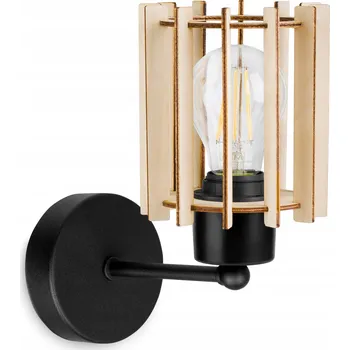 Nástěnné svítidlo Nástěnné svítidlo Light Home béžové, hnědé, černé E27 60 W