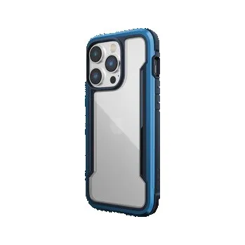 Mobilní telefon X-Doria Raptic Shield - hliníkové pouzdro pro iPhone 14 Pro (testováno při pádu z výšky 3 m) (Marine Blue)