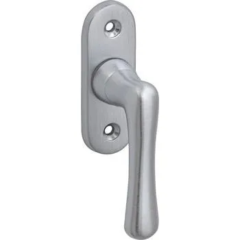 Okenní klika GRUNDMANN okenní klika WG ELEGANT 504 rovná, čtyřhran 7 x 35mm, mosaz chrom sat.