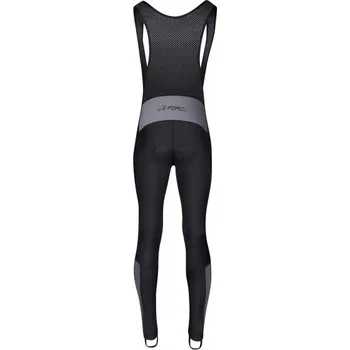 Cyklistické kalhoty kalhoty Force BRIGHT se šráky a vložkou černé M