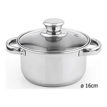 Hrnec nerez 16cm s poklicí