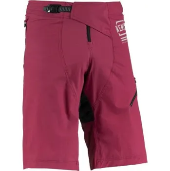 Cyklistické kalhoty KENNY Cyklistické kalhoty krátké bez laclu - FACTORY - bordó 2XL