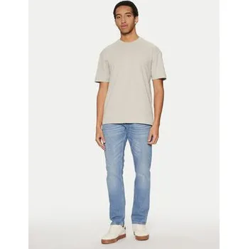 Calvin Klein T-Shirt K10K114167 Béžová Slim Fit L