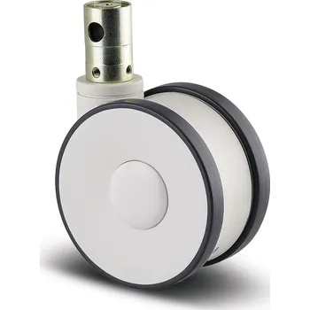 Pojezdové kolečko Linea TENTE Kolečko pro nemocniční lůžka 125mm, s brzdou, uchycení s pevným čepem, 5946USC125R36-32S30OH130 4xM6