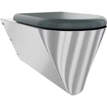 Klozet CAMPUS CMPX594GN - WC mísa, bezbariérová, šedé sedátko 3600000653