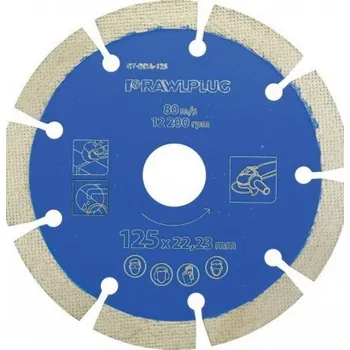 Řezný kotouč Rawlplug SEGMENT BETON 115X22,23 | sleva 5% | cena za ks