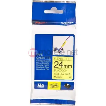 Pásek do tiskárny Páska Brother TZEFX651 (černá na žluté)