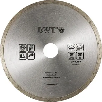 Brusný kotouč DWT Diamantový plný kotouč 150 mm (dlaždice, keramika)