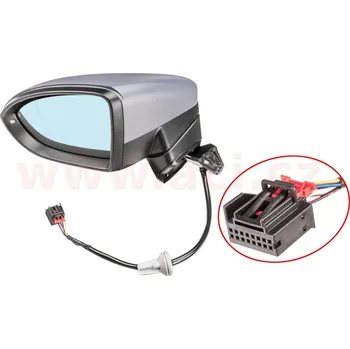 Zpětné zrcátko el. ovládané vyhřívané asferické, 6 PIN L ACI 5819807