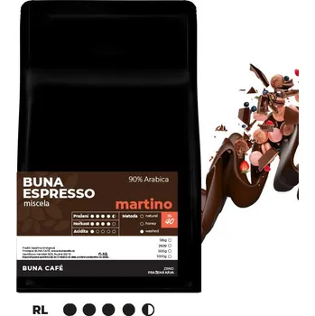 Káva BUNA CAFÉ Buna Espresso martino 90%, 1000g
