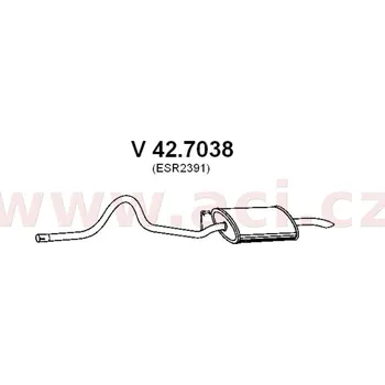 Auto-moto Zadní díl výfuku ACI V 42.7038