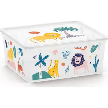 Úložný box Plastový C Box s víkem M Wild Animals