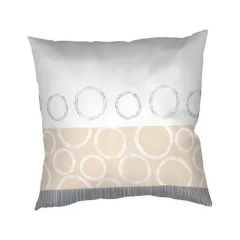 Povlečení Dadka Povlak na polštář flanel Ateliér béžový 40x40 cm