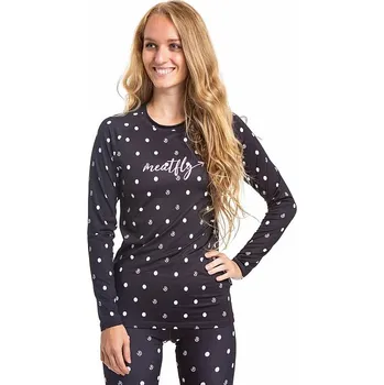 Thermo MEATFLY CAPA TERMO TOP BLACK DOTS S