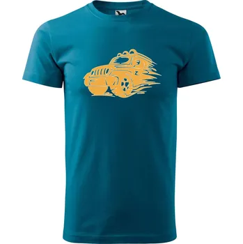 Pánské tričko DOBRÝ TRIKO Pánské tričko s potiskem Offroad Velikost: M, Barva: Petrolejová