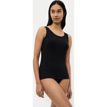 Triumph Top Sense Of Cotton 10224974 Černá Slim Fit 42