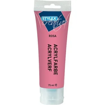 Vodová barva Akrylová barva neon růžová 75ml