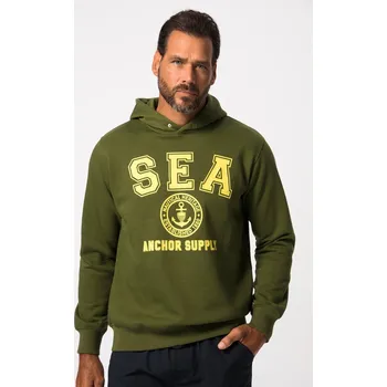 Pánská mikina JP1880, Plus size Mikina s kapucí, potisk vpředu, do 8XL pro plnoštíhlé nadměrná velikost, 825377441-1456, zelený, 7XL, Plus size oblečení, Oblečení pro vysoké muže, Nadměrné velikosti, Oblečení pro plnoštíhlé.