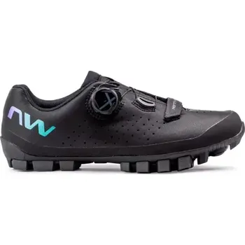 Dámské cyklistické tretry Northwave Dámské tretry Northwave HAMMER PLUS WMN Black/Iridescent velikost 39