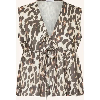 Dámská halenka Mrs & Hugs Dámský Halenkový Top Ze Lnu, krémová / režná /...