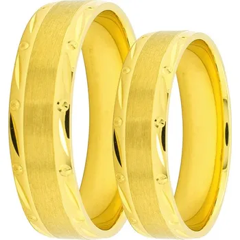 Prsten Zlaté snubní prsteny B1298-Y