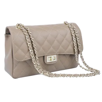 Kabelka NovaKabelka.cz Kožená italská kabelka Eliana Cappuccino Scura