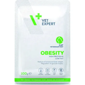 Krmivo pro kočku VetExpert OBESITY CAT - vlhké dietní krmivo pro dospělé kočky 100 g