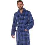 Pánský župan s kapucí L&L 2455 Hero XXXL Modrá