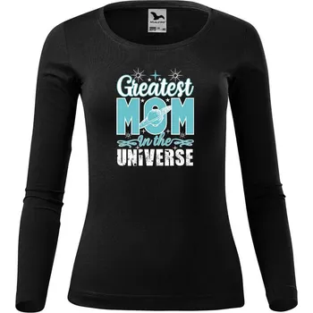 Dámské tričko DOBRÝ TRIKO Dámské bavlněné triko Greatest mom Velikost: 3XL, Barva: Černá