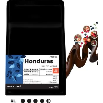 Káva BUNA CAFÉ Honduras, Palito Verde, RL40, 250g