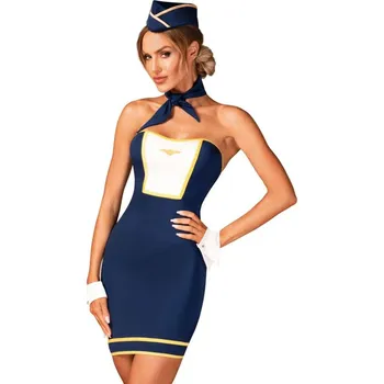 Dámský erotický kostým Kostým letušky Obsessive