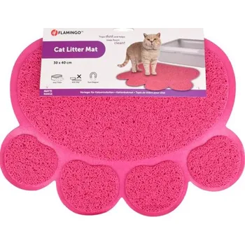 Flamingo Podložka před kočičí toaletu PITOU fuchsiová 30x40cm